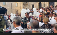 tempio lutto cittadino in migliaia per l ultimo saluto a gaia costa