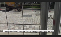 cagliari passeggiata tra i cantieri di mezza estate tra disagi e traffico