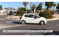 alghero auto veloci sul lungomare barcellona in arrivo dissuasori e sanzioni