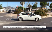 alghero auto veloci sul lungomare barcellona in arrivo dissuasori e sanzioni