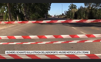 alghero schianto sulla strada dell aeroporto muore motociclista 17enne