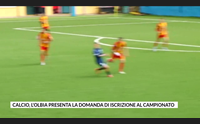 calcio l olbia presenta la domanda di iscrizione al campionato