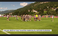 cagliari serata di gala in austria marin saluta visite per folorunsho