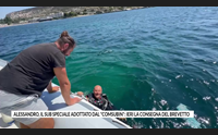 alessandro il sub speciale adottato dal comsubin ieri la consegna del brevetto