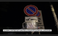 alghero cantieri notturni per la riqualificazione del lungomare