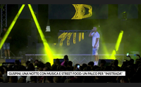 guspini una notte con musica e street food un palco per inistrada