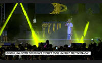guspini una notte con musica e street food un palco per inistrada