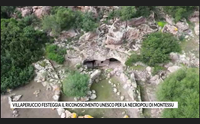 villaperuccio festeggia il riconoscimento unesco per la necropoli di montessu