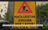 cagliari porta cristina chiusa per restauro caos in via liguria per lavori abbanoa