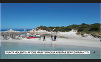 punta molentis ai due mari spiaggia aperta e servizi garantiti