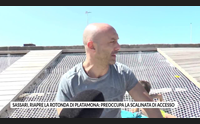 sassari riapre la rotonda di platamona preoccupa la scalinata di accesso