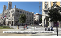 cagliari via roma riapre dopo due anni e mezzo finalmente libera dal cantiere