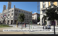 cagliari via roma riapre dopo due anni e mezzo finalmente libera dal cantiere