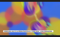videolina alle 21 la prima puntata di comic box con cossu zara