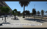 cagliari promossa la nuova via roma ma ora il traffico nel caos