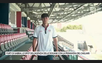 furti di sabbia lo spot dell agenzia delle dogane con la primavera del cagliari