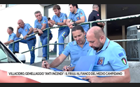 villacidro gemellaggio anti incendi il friuli al fianco del medio campidano