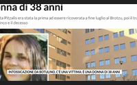 intossicazione da botulino c una vittima una donna di 38 anni