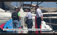 olbia cadavere trovato in barca fatali le esalazioni delle batterie