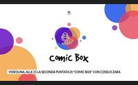 videolina alle 21 la seconda puntata di comic box con cossu e zara