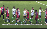 cagliari sabato prima in coppa con l entella e domani arriva esposito
