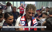 ecco sebastiano esposito cagliari non vedevo l ora di essere qua