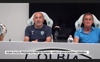olbia calcio presentato mister favarin voglio una squadra caparbia