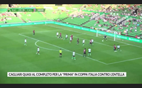 cagliari quasi al completo per la prima in coppa italia contro l entella