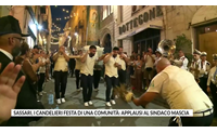 sassari i candelieri festa di una comunit applausi al sindaco mascia