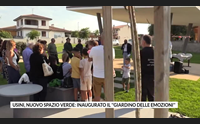 usini nuovo spazio verde inaugurato il giardino delle emozioni