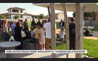 usini nuovo spazio verde inaugurato il giardino delle emozioni