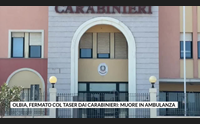 olbia fermato col taser dai carabinieri muore in ambulanza