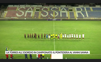 la torres all esordio in campionato il pontedera al vanni sanna