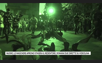 nuoro le maschere aprono stasera il redentore domani due dirette su videolina