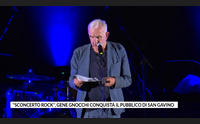 sconcerto rock gene gnocchi conquista il pubblico di san gavino