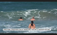 porto ferro spiaggia bella ma da maneggiare con cura 25 i bagnanti soccorsi