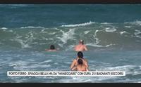 porto ferro spiaggia bella ma da maneggiare con cura 25 i bagnanti soccorsi