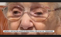 ilbono il secolo ricamato di dina sodde con le sue 104 primavere