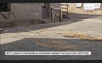 bitti assalto con ruspa al postamat banditi in fuga con il bottino