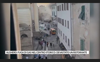 alghero fuga di gas nel centro storico devastato un ristorante