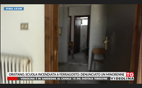 oristano scuola incendiata a ferragosto denunciato un minorenne