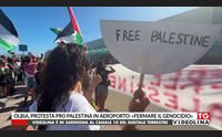 olbia protesta pro palestina in aeroporto fermare il genocidio