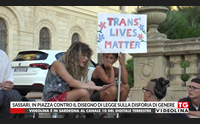 sassari in piazza contro il disegno di legge sulla disforia di genere