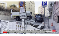cagliari alla riapertura delle scuole traffico intenso troppi cantieri ravvicinati