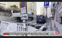 cagliari alla riapertura delle scuole traffico intenso troppi cantieri ravvicinati