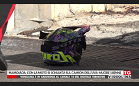 mamoiada con la moto si schianta sul camion dell uva muore 18enne