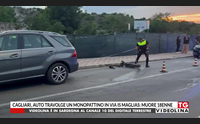 cagliari auto travolge un monopattino in via is maglias muore 18enne