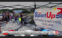 calasetta il forte vento non ferma la trasferta a nuoto the iconic swim