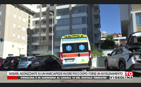 sassari agonizzante su un marciapiede muore poco dopo forse un avvelenamento