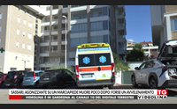 sassari agonizzante su un marciapiede muore poco dopo forse un avvelenamento